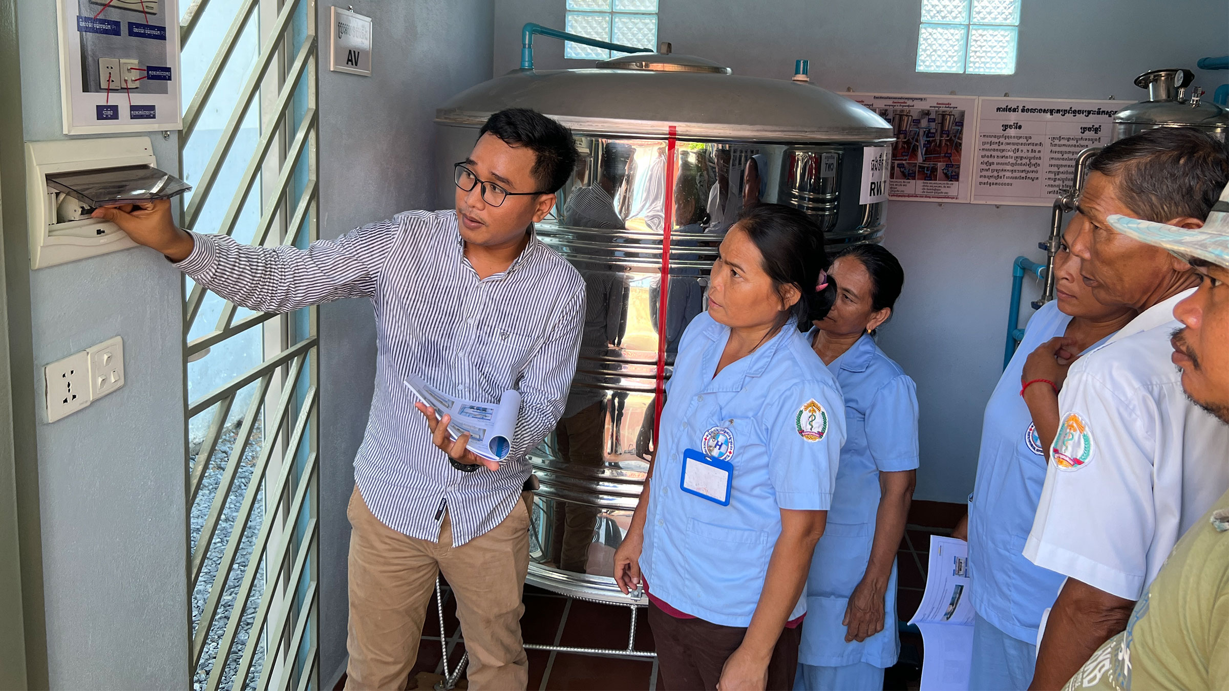 Trinkwasserprojekt in Südostasien: